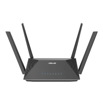 Abbildung von ASUS RT AX52 AX1800 AiMesh kombinierbarer Router (WiFi 6, 1800 Mbit/s, Instant Guard, integriertes VPN, WPA3)