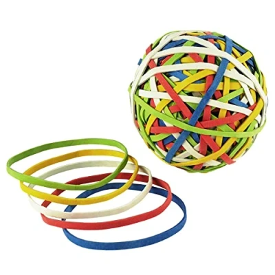 Abbildung von Läufer 59106 Rondella Rubberball, ca. 200 Gummibänder, Durchmesser 60mm, bunt sortierte Gummiringe in hervorragender Qualität