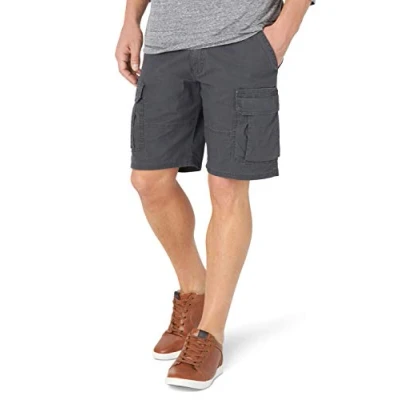 Abbildung von Wrangler Authentics Herren Klassische Cargo Stretch Shorts Cargos, Anthrazit, 50