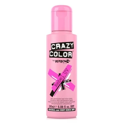 Abbildung von Crazy Color Semipermanente Haarfarbe Creme Rebel UV 100 ml