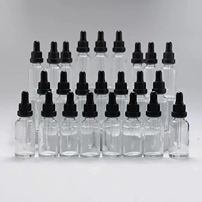Abbildung von YIZHAO Pipettenflasche 30ml Klar, Apothekerflasche mit [Dropper Pipette Glas], Tinktur Flaschen für Ätherische Öl,Parfümöle,Aromatherapie,Düfte,Flüssigkeit 24Pcs