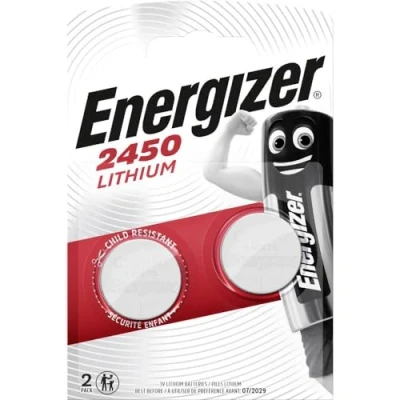 Abbildung von Energizer CR2450 Batterien, Lithium Knopfzelle, 2 Stück