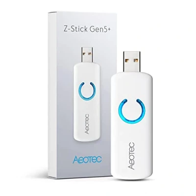 Abbildung von Aeotec Z Stick Gen5 USB mit eingebauter Batterie Wave Plus Smart Home Kompatibel Raspberry Pi 4 oder älteren Versionen [Video Game]