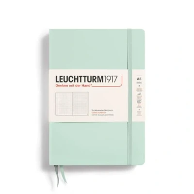 Abbildung von LEUCHTTURM1917 367259 Notizbuch Medium (A5), Hardcover, 251 nummerierte Seiten, Mint Green, dotted