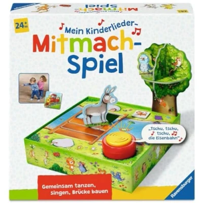 Abbildung von Ravensburger ministeps 4172 Mein Kinderlieder Mitmachspiel, Lustiges Bewegungspiel mit 12 beliebten Kinderliedern, Spielzeug ab 2 Jahre