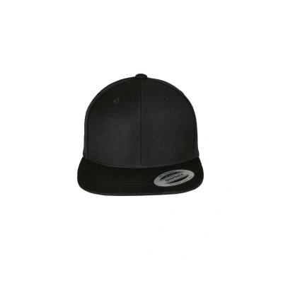 Abbildung von Flexfit Unisex Klassisk snapback cap Kappe, Schwarz, Kids EU