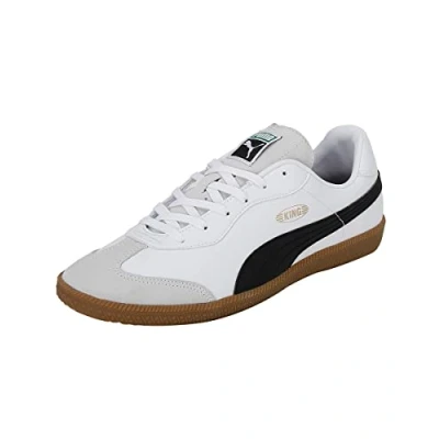 Abbildung von Puma KING 21 IT Fußballschuh Halle, Herren, Größe: 36, White/black Schuhe