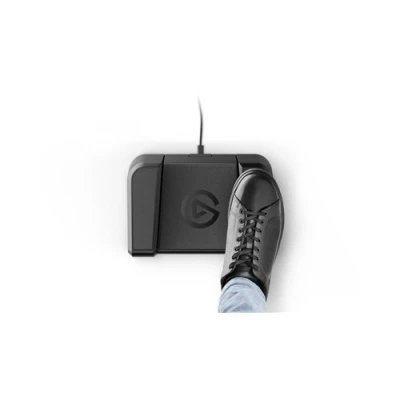 Abbildung von Elgato Stream Deck Pedal Freihand Studio Controller, 3 Makro Fußpedale, Auslösen von Aktionen in Apps und Software wie OBS, Twitch, YouTube Anderen, für Mac PC, 20GBF9901, Schwarz