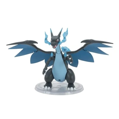 Abbildung von Pokémon PKW3428 15cm Select Figure Mega Glurak X, offizielle bewegliche Figur