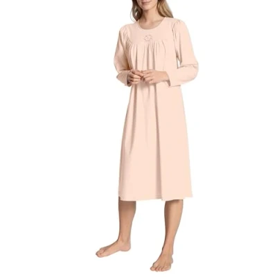 Abbildung von Calida Langarm Nachthemd, Damen, Größe: 40/42, Patisserie pink