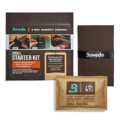Abbildung von Boveda Music Kleines Starter Set mit hoher Absorption (1) 49 % RH hohe Feuchtigkeitskontrolle für extreme Luftfeuchtigkeit nur Ukulele, Violine,