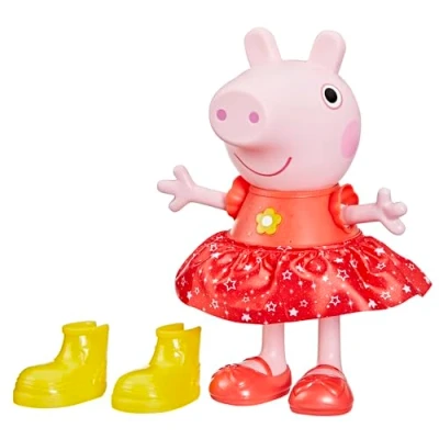Abbildung von Peppa Pig Peppa&#039;s Mud Puddle Party Doll Deutsche Version