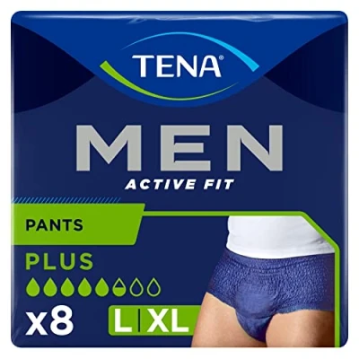 Abbildung von Tena Men Active Fit Pants Plus, L, 8 Stück