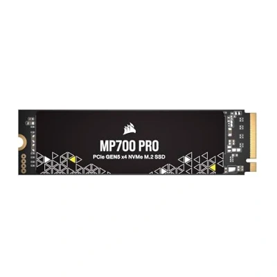 Abbildung von Corsair MP700 PRO 2TB M.2 PCIe Gen5 x4 NVMe 2.0 SSD 2280 Bis zu 12.400MB/sec Sequentielles Lesen High Density TLC NAND Schwarz