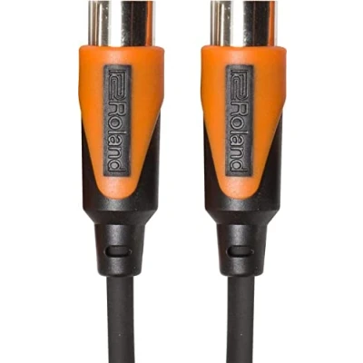 Abbildung von Roland Black Serie MIDI Kabel, Länge: 1m RMIDI B3