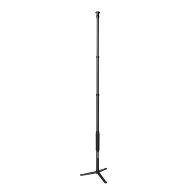 Abbildung von RICOH THETA Stativ TD 1: Mit allen Modellen der Reihe kompatibel, Abmessungen des Einbeinstativs: Maximale Verlängerung: 152 cm / Länge im eingeklappten Zustand: 55,8 Gewicht: 765 g