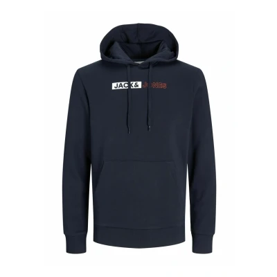 Abbildung von Jack &amp; Jones Jjestar HOOD Kapuzenpullover, Herren, Größe: XS, Dark navy
