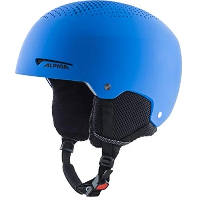 Abbildung von ALPINA ZUPO Sicherer, Stoßabsorbierender, Belüfteter &amp; Schlagfester Skihelm Für Kinder, blue matt, 51 55 cm