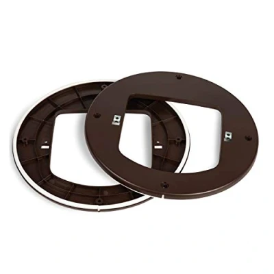 Abbildung von Petsafe Installationsadapter Für Mikrochip Katzenklappe, Glas Montage Adapter, Fenster, Wände Und Metalltüren, Braun, 1 Stück (1er Pack)