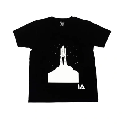Abbildung von Illuminated Apparel Leuchtet Im Dunkeln Interaktives Leucht T Shirt (Weltraumrakete, 7 8 Jahre)