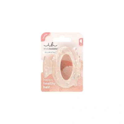 Abbildung von invisibobble CLIPSTAR Rosy Bliss Haarclip 1 Medium Hair Claw Elegantes Haaraccessoire mit roséfarbenem Marmor Design, mittel groß Trendiger Look, sicherer Halt, gesundes Haar