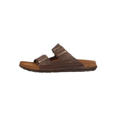 Abbildung von Rohde Pantolette flach, Herren, Größe: 47, Dunkelbraun Schuhe