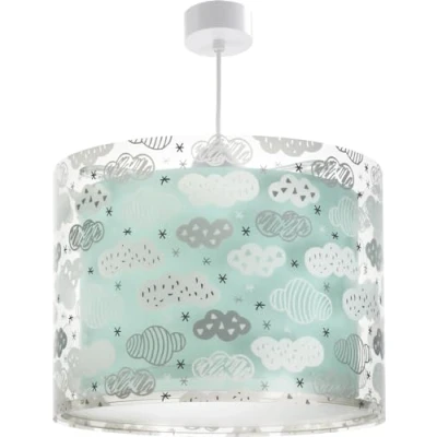 Abbildung von Dalber Clouds Hängelampe Kinder, Plastik, Blau, 33 x 25 cm