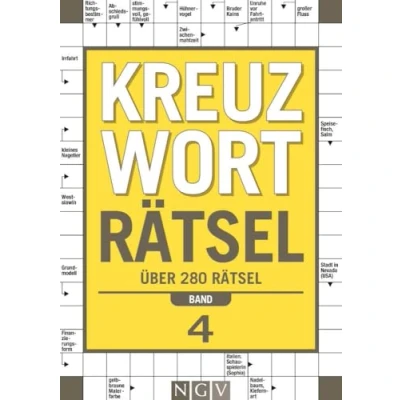 Abbildung von Kreuzworträtsel Band 4: Über 280 Rätsel I Perfektes Geschenk für Rätselfreunde und Denksport Begeisterte