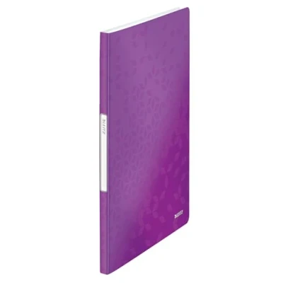 Abbildung von Leitz 46310062 Sichtbuch wow, A4, PP, 20 Hüllen, violett