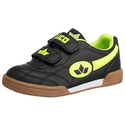 Abbildung von Lico Unisex Kinder Bernie V Hallenschuhe, Schwarz Lemon, 30 EU