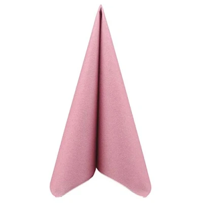 Abbildung von 50 APARTina Servietten stoffähnlich Airlaid UNI, Farbe:altrosa, Größe:40x40 cm