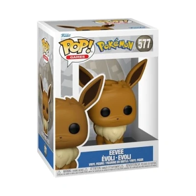 Abbildung von Funko Pop! Games: Pokemon Eevee Evoli Vinyl Sammelfigur Geschenkidee Offizielle Handelswaren Spielzeug Für Kinder und Erwachsene Video Games Fans Modellfigur Sammler Display