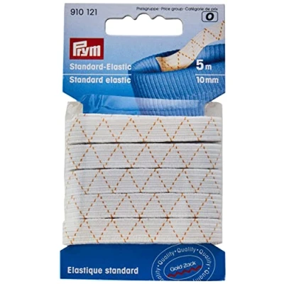 Abbildung von Prym Standard Elastic, 10 mm, 5 m, weiß