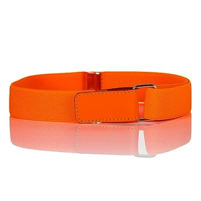 Abbildung von Olata Elastischer Kinder Gürtel Verstellbar mit Klettverschluss, Ideal für 0 15 Jahre. Orange (0 2 Jahre)