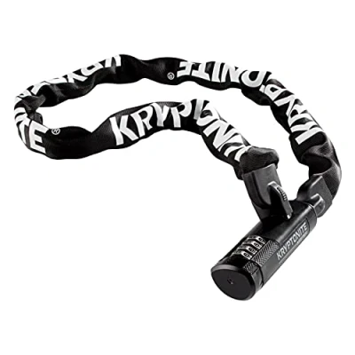 Abbildung von Kryptonite Keeper 790 Kettenschloss mit Kombinationsschloss 90 cm, Sicherheitsgrad 5/10, Anti Diebstahl Fahrradschloss 4 stelligem Zahlencode für Fahrräder, 7 mm Stahlkette