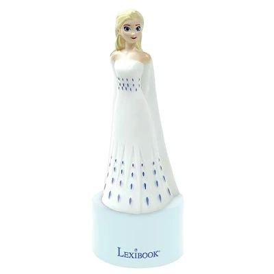 Abbildung von Lexibook Frozen Nachtlicht und Lautsprecher für Kinderzimmer, Farbwechsel, weiches Licht, batteriebetrieben, blau/rot, NS01FZ