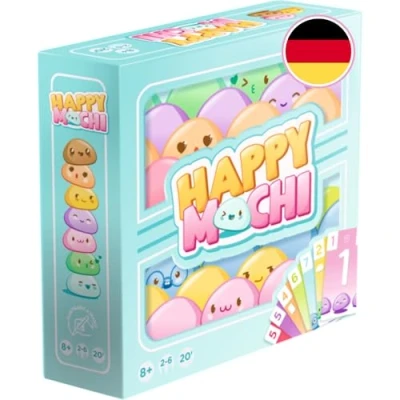 Abbildung von Zygomatic, Happy Mochi, Deutsch, Familienspiel, Kartenspiel, 2 6 Spieler, ab 8+ Jahren, 20 Minuten