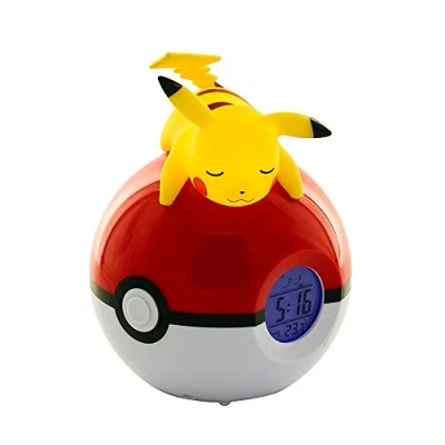 Abbildung von Teknofun Pokemon Pikachu Light Up FM Alarm Clock Radio Wecker (ca 16cm) 811354