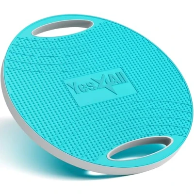 Abbildung von Yes4All EBGL Balance Board inkl, Wackelboard Sport mit Griff und Rutschfester Oberfläche; Wackelbrett Ø 40cm 41cm, Farbenfroher für Ihr Stabilitäts Ganzkörpertraining