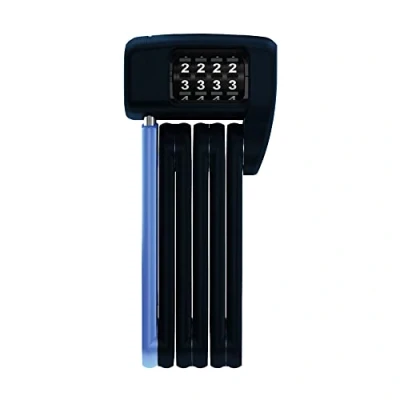 Abbildung von ABUS Kinder Faltschloss Bordo Lite Mini 6055C/60 SYMBOLS Fahrradschloss mit Symbolcode Sicherheitslevel 7 60 cm Blau