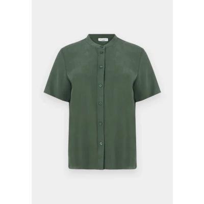 Abbildung von Marc O&#039;Polo Denim Hemdbluse, Damen, Größe: Small, Turf green