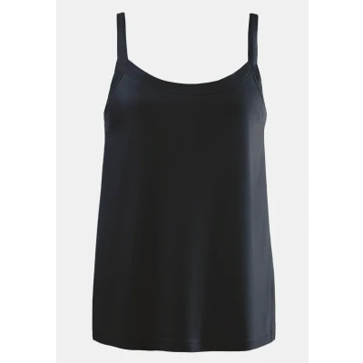 Abbildung von Ulla Popken Damen Spaghetti Top Top, marine, 46 48