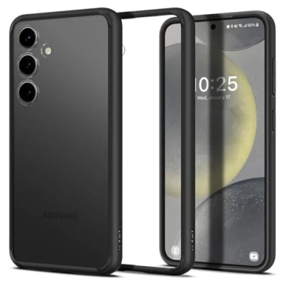 Abbildung von Spigen Ultra Hybrid TPU Back Cover Schwarz Samsung Galaxy S24