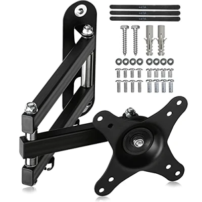 Abbildung von suptek TV Wandhalterung Fernseher Halterung Schwenkbar Neigbar Drehbar für 15 32 Zoll Flach&amp;Curved oder Monitor, PC Monitor Wand bis zu 13Kg VESA 100x100mm/75x75mm (MA2720)