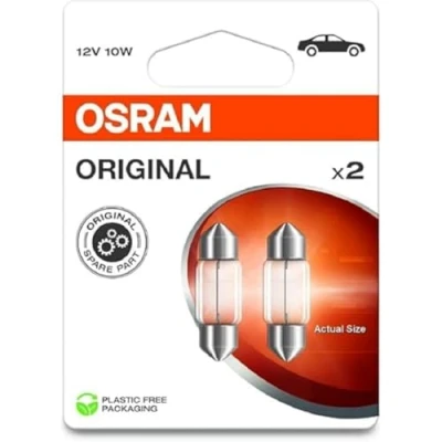 Abbildung von Osram ORIGINAL LINE 12V, Festoon, Doppelblister (2 Lampen), white
