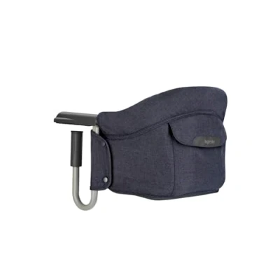 Abbildung von Inglesina Fast, Klappbarer Tischsitz, Blau (Ocean Navy), Leicht zu Transportieren, Waschbar, Sichere Befestigung, Bis 15 kg, 35 x 27 42 cm