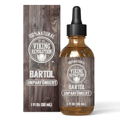 Abbildung von Viking Revolution Bartöl Macht Weich, Schützt und Stärkt Natürliches Argan Jojobaöl Herren Geschenke Für Männer Unparfümiert 30 ml