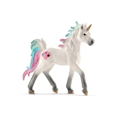 Abbildung von SCHLEICH BAYALA Meereseinhorn Fohlen 70572 detailgetreue, Fantastische Figuren tolles Geschenk für Mädchen und Jungen wunderschöne Sammelfiguren Spielfigur ab 5 Jahren 10 x 3 9 cm