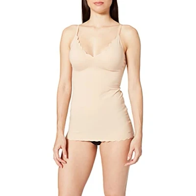 Abbildung von Skiny Damen Spaghetti Unterhemd/shirt, Damen, Größe: 42, Beige
