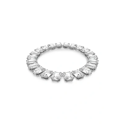 Abbildung von Swarovski Millenia Octagon CUT Halskette, Damen, Größe: One Size, White
